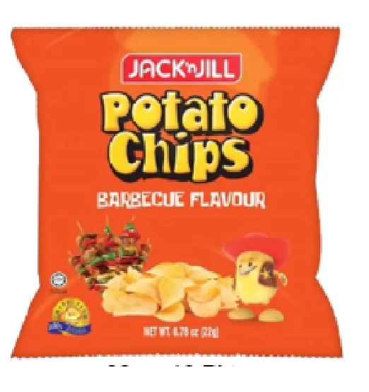 Jack & Jill Potato Chips Barbecue Flavour -22g