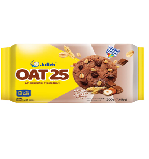 Julie’s Oat 25 Chocolate Hazelnut – 200g