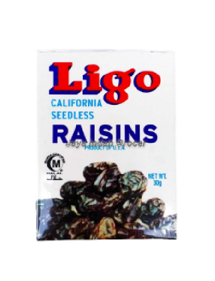 Ligo Seedless Raisins Flavour Black – 30g