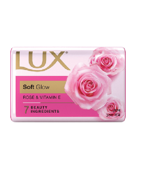 Lux Bar Soap Soft Glow Rose & Vitamin E – 100g