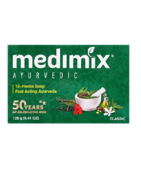 Medimix Classic Ayurvedic With 18 Herbs Soap – 75g