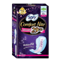 Sofy Comfort Nite Motion-Fit Anti Back leakage Cottony Soft – 29cm