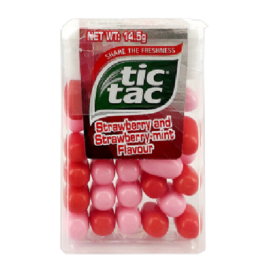 Tic Tac Strawberry – Mint Flavour – 14.5g