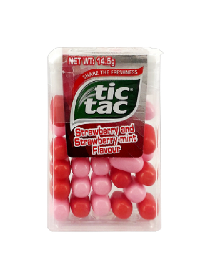 Tic Tac Strawberry – Mint Flavour – 14.5g