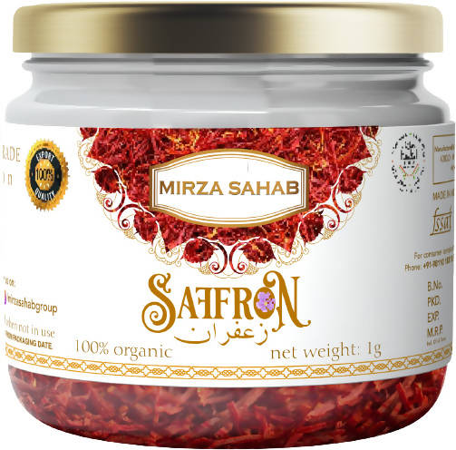 Mirza Sahab Organic Saffron – 1 gm