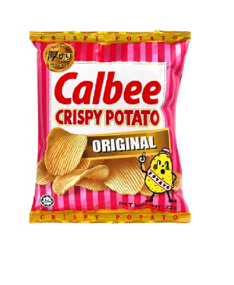 Calbee Crispy Potato Chips Original – 72g