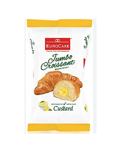 EuroCake Jumbo Croissant Custard – 60g