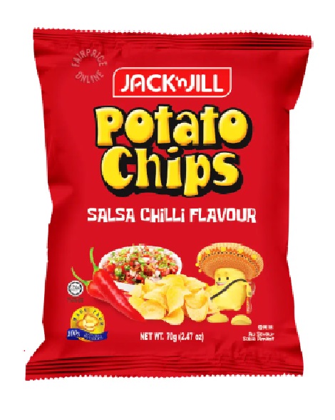 Jack & Jill Potato Chips Salsa Chilli Flavour – 70g