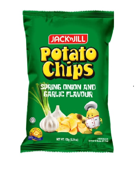 Jack & Jill Potato Chips Spring Onion & Garlic -70g