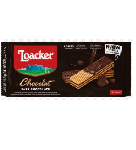Loacker Biscuits Dark Chocolate – 45g