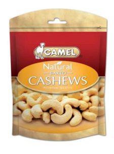 Camel Natural Baked Cashews 150g (Bundle of 5)