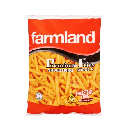 Farmland Premium Frozen Fries Shoestring -1kg