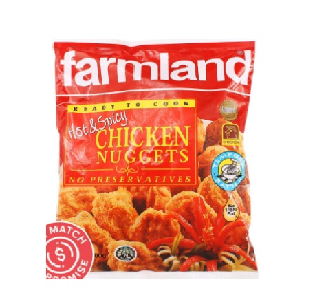 Farmland Chicken Nuggets Hot & Spicy -400g