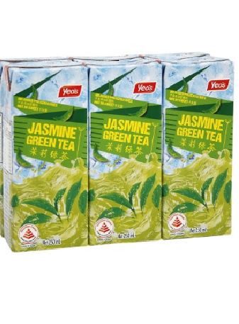 Yeo’s Jasmine Green Tea With Highland Tea -6*250 ml
