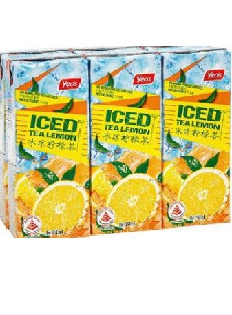 Yeo’s Iced Tea Lemon Juice -6*250 ml