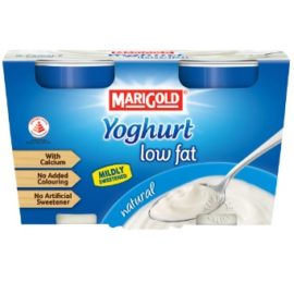 Marigold Low Fat Yoghurt – Natural 2 x 130g 2pcs