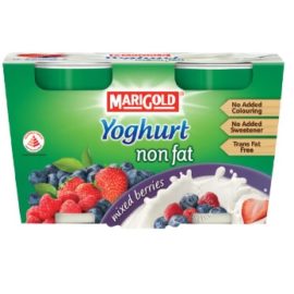 Marigold Non Fat Yoghurt – Mixed Berries 2x130g