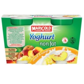 Yoghurt Non Fat Peach mango 130gx2