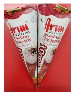 Arun ice cream strawberry cheesecake – 100ml