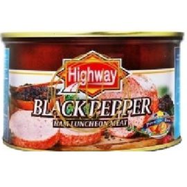 Highway Luncheon Meat Black Pepper(Ham) -397g