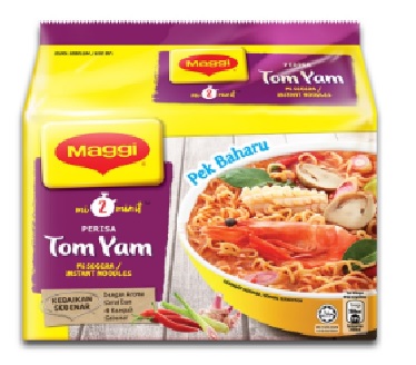Maggi 2-Min Instant Noodles-Tom Yam -5*80g