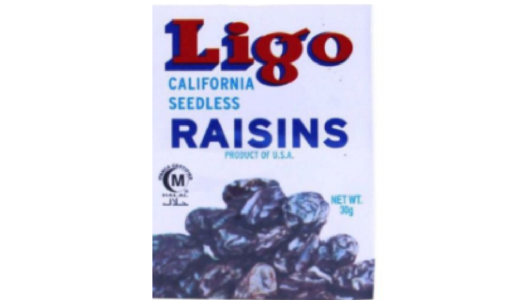Ligo Raisins Original Black -30g