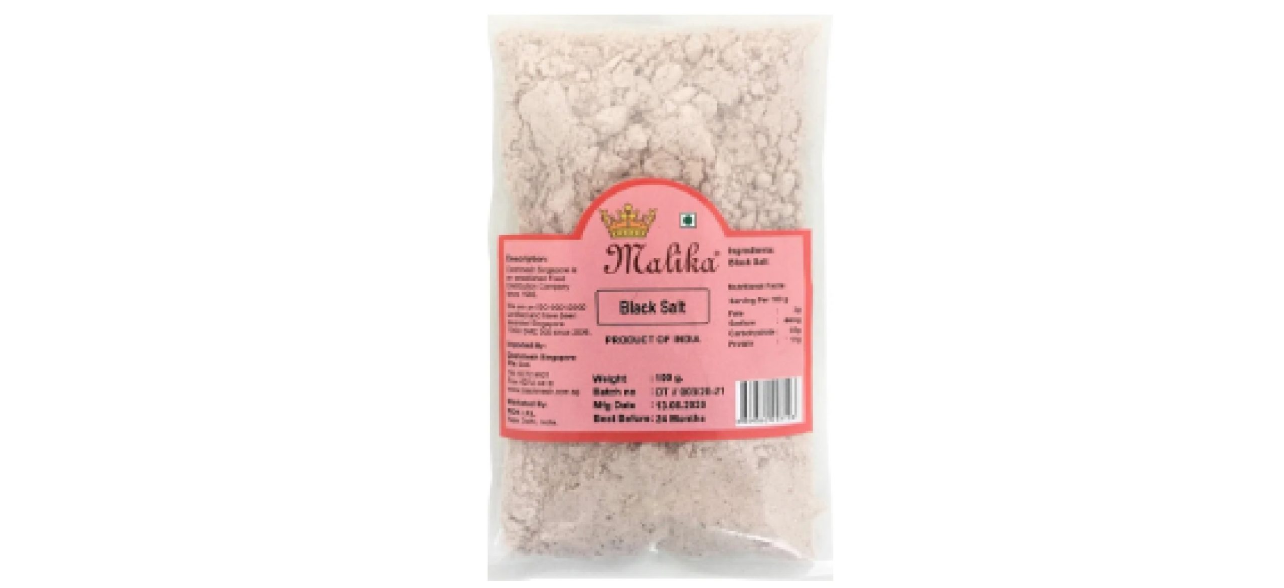 Malika Black Salt Powder -100g